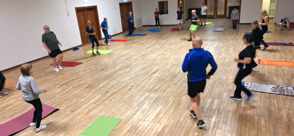 Krafttraining HSV Gymnastik Teilnehmer